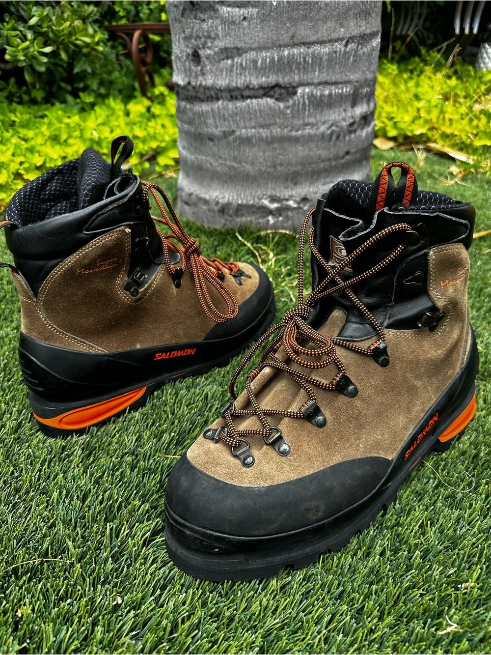 Salomon Super Mountain 9 Mountaineering Mens Size 11.5 Ice Tree Climbing Boots